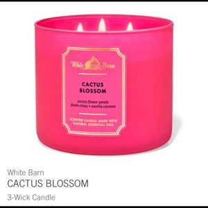 New BB&W cactus blossom 3wick candle